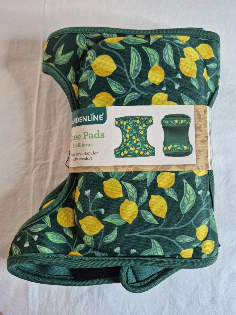 Gardenline Lemons Knee Pads Adjustable Comfort Garden Work Pads Full Protection